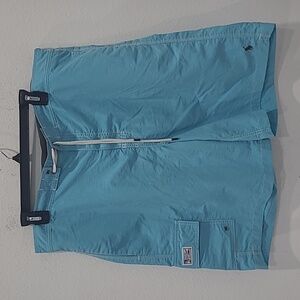 Polo by Ralph Lauren Bathing Suit. Aqua Blue. Mens medium